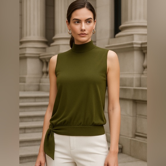 Lauren Ralph Lauren Tops - Lauren Ralph Lauren Olive Green Tank Top